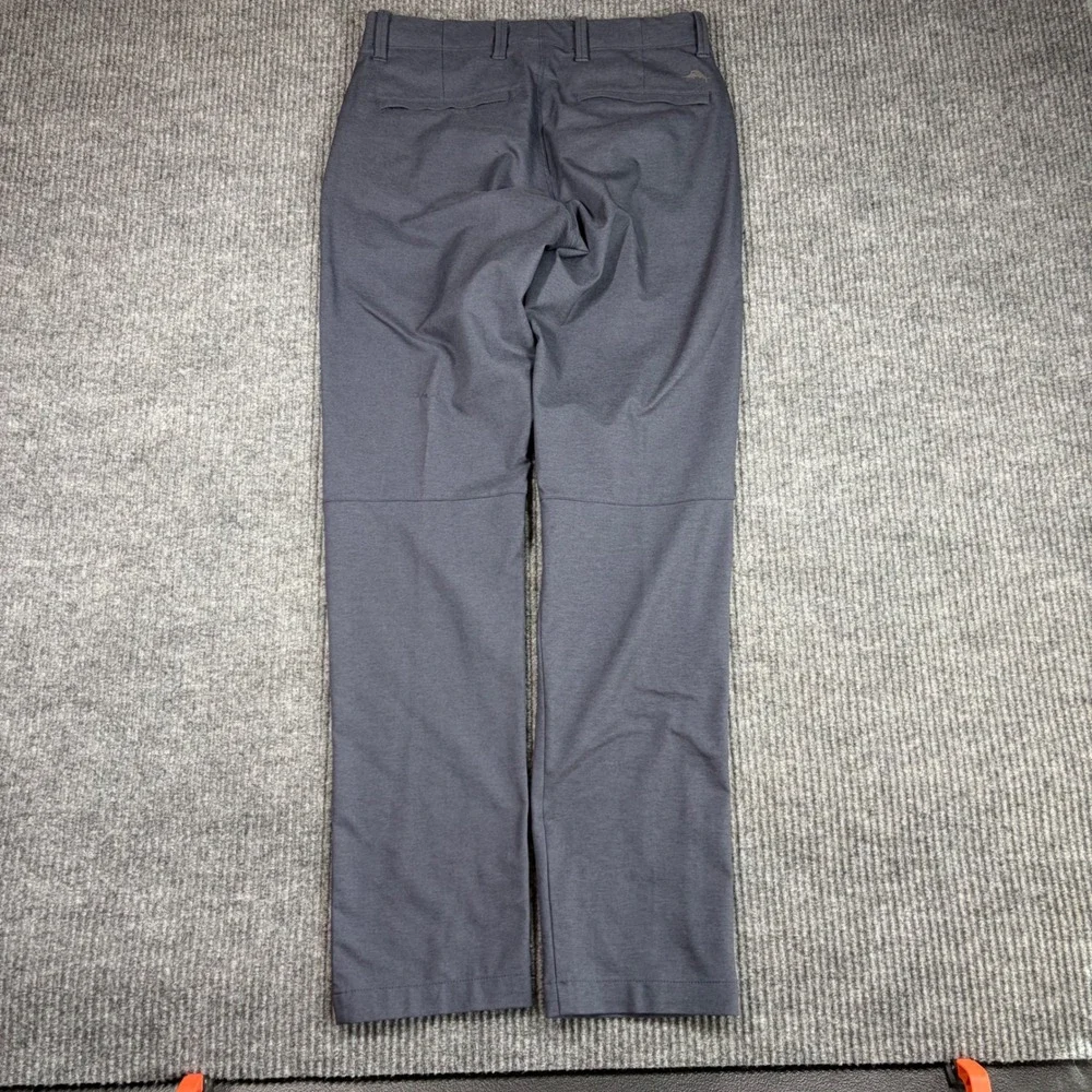 Tommy Bahama Pants Men's 28x32 Boracay Flat Front Chino Blue Grey Slim‎ Straight